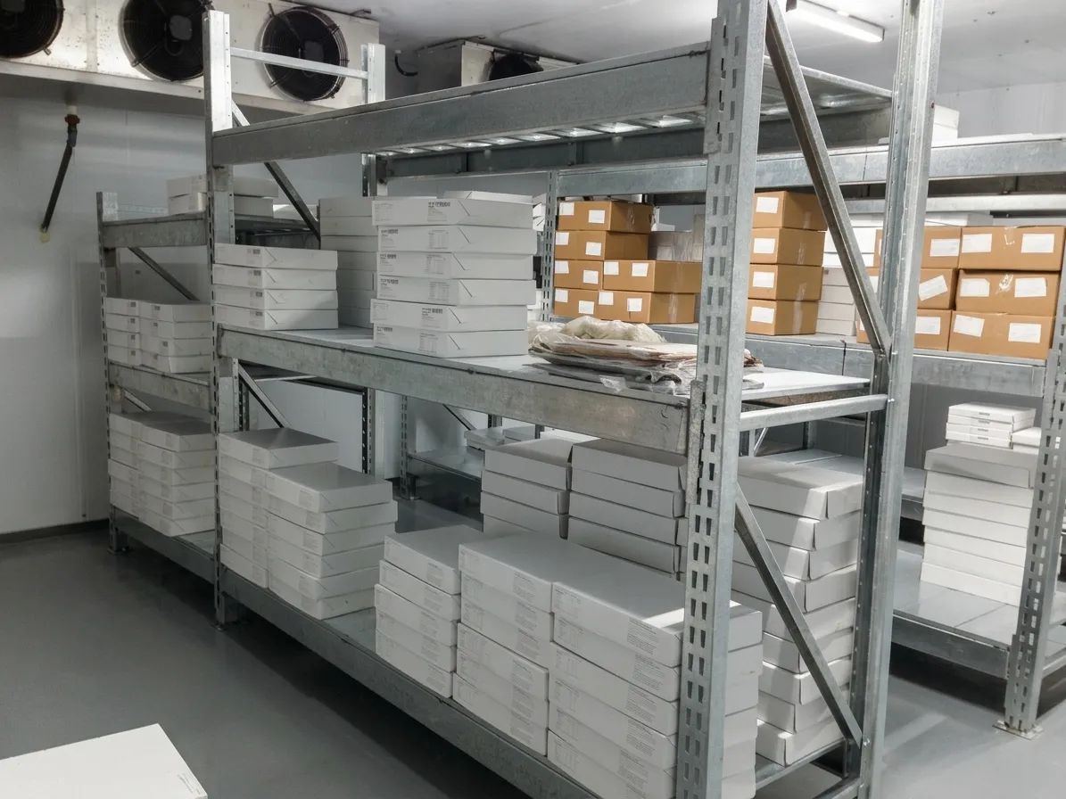 Racks y estanterías galvanizados para frío y alimentos